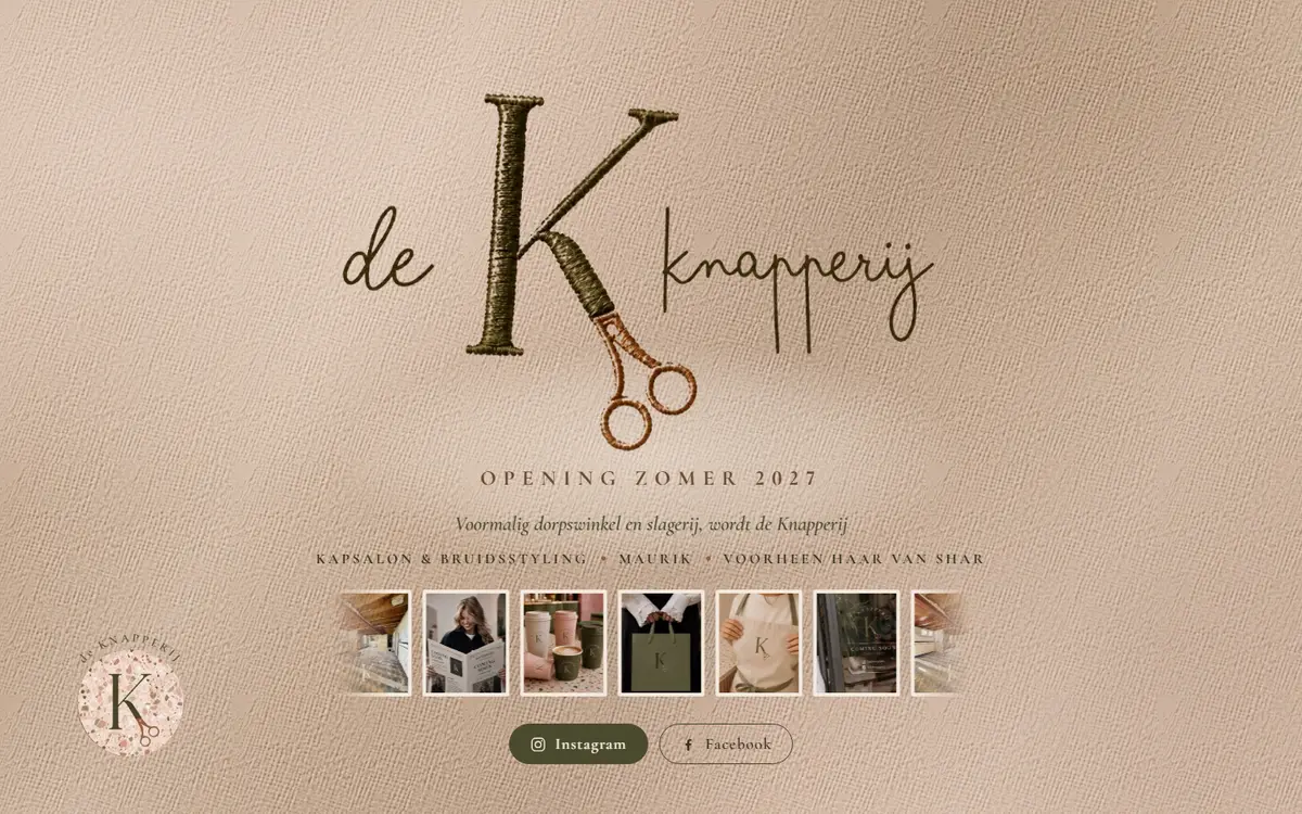De Knapperij, kapsalon en bruidsstyling in Mourik
