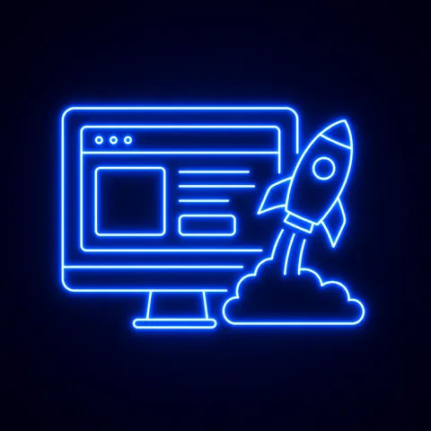 Neon icoon: live lancering