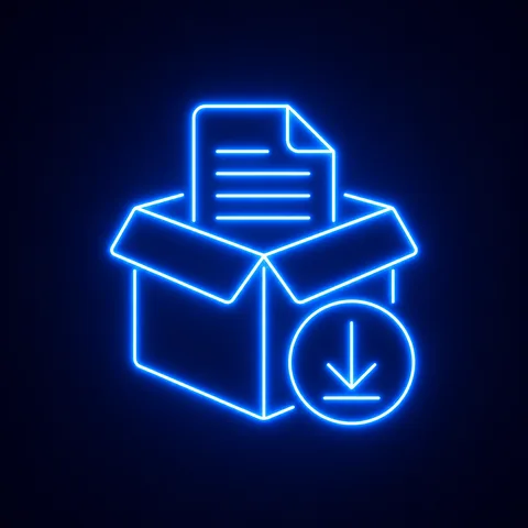 Neon icoon: materiaal aanleveren